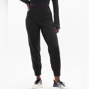 Athleta Women's Ranier Black Jogger Pants, M Tall